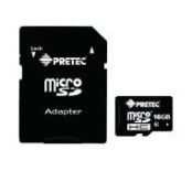 Pretec micro SecureDigital HC 16GB (Class 10) + adapter