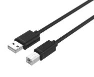 Unitek kabel USB 2.0 AM-BM, 1,0m; Y-C430GBK