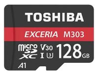 Toshiba microSD 128GB M303 UHSI U3 adapter