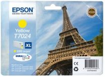 Epson Tusz T702 yellow XL , 2000str , WP4000/4500