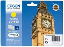 Epson Tusz T703 yellow L , 800str , WP4000/4500