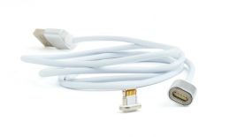 Gembird Kabel USB ze złączem magnetycznym 8-pin, srebrny 1m