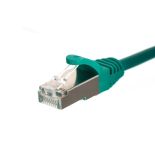 Netrack patchcord RJ45 (osłonka zalewana, kat. 5e FTP, 2m, zielony)