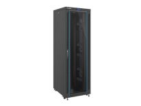 Lanberg szafa stojąca rack 19'' 42U/800x1000mm czarna (szklane, LCD)