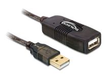 DeLOCK Przedłużacz USB 2.0 aktywny 15M czarny (AM-AF)