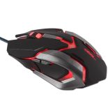 E-Blue Mysz przewodowa E-Blue Auroza EMS639 optyczna Gaming czarno-szara