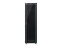 Lanberg szafa stojąca rack 19'' 42U 600x800mm czarna (szklane, LCD)