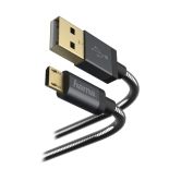 Hama KABEL ŁADUJĄCY/DATA METAL MICRO USB 1,5