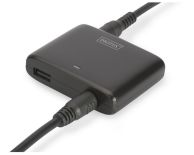 Digitus Samochodowy zasilacz do laptopa, 90W UltraSlim, port USB (5V/2.4A), 11 adapterów