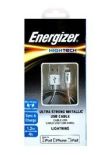 Energizer HIGHTECH Kabel Lightning Stal. Srebrny 1,2 m