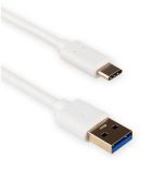 4World Kabel USB 3.0 , AM / B Micro USB-C transfer/ładowanie 1.0m biały