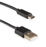 4World Kabel USB 2.0 , AM / B Micro USB-C transfer/ładowanie 0.3m czarny