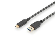 ednet Kabel USB 3.1 Gen.2 SuperSpeed+ 10Gbps Typ USB C/A M/M czarny 1m