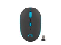 NATEC Wireless Optical mouse MARTIN 1600 DPI, czarno/niebieska