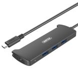 Unitek Hub USB Typ-C 3.1, 3x USB + HDMI; V300A