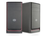 Cooler Master obudowa Masterbox E300L czarno-czerwona