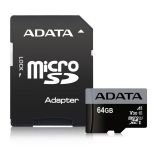 A-Data memory card Premier Pro MICROSDXC 64GB UHS-I U3 V30S(R100MB/s)