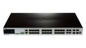 D-Link xStack 24-port SFP Layer 2+ Stackable Managed Gigabit Switch