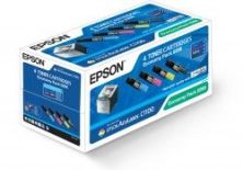 Epson zestaw tonerów CMYK EconomyPack (AcuLaser C1100/1100N, CX11N/11NF/11NFC)