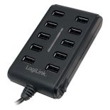 LogiLink 10-portowy hub USB2.0 z włącznikiem ON/OFF