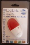 LogiLink czytnik kart ''smile'' (czerwony)