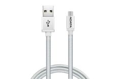 A-Data cable USB type-A , charge and sync data on Android, silver