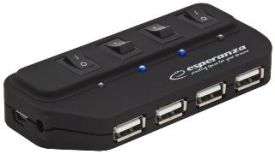 Esperanza EA127 - Hub 4 Porty USB 2.0