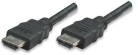 Manhattan Kabel monitorowy HDMI/HDMI 15m ekranowany czarny z kanałem Ethernet