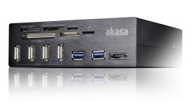 Akasa czytnik kart AK-HC-05BK USB3.0/eSATA