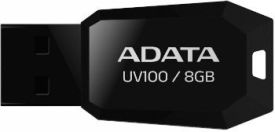 A-Data Adata pamięć USB UV100 8GB USB 2.0 Czarny