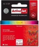 ActiveJet Tusz ActiveJet AC-513R , color , 15 ml , Canon CL-513