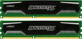 Crucial DDR3 Sport 16GB(2*8GB)/ 1600 CL9