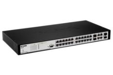 D-Link DES-3200-28P xStack 24-port 10/100 PoE Layer 2 Managed Switch + 2x Combo 1000Base-T