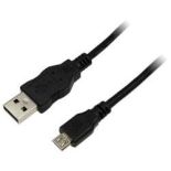 LogiLink kabel USB 2.0 Typ-A męski do Typ-micro B męski 0,6m (czarny)