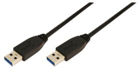 LogiLink kabel USB 3.0 Typ-A męski do Typ-A męski 2m (czarny)