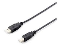 Equip AM-BM kabel USB 2.0 1.8m (czarny, podwójny ekran)