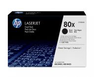 HP Toner HP 80X black 2pack , 2x6800str , LJ Pro 400 M401/MFP M425