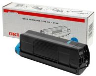 OKI Toner cyan , 5000str , C51/52/53/54