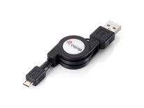 Equip kabel USB 2.0 Mikro AM-MBM5P 1M (zwijak, czarny)