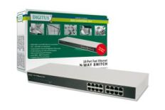 Digitus switch 16 portowy 10/100 Mbps (desktop)