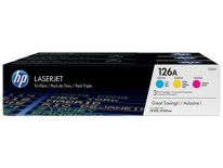 HP Toner HP 126A Tri-pack CYM , Color LaserJet Pro CP1025