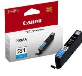 Canon Wkład atramentowy CLI551C cyan , iP7250/MG5450/MG6350