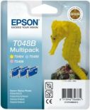 Epson T048B40 Multipack light CMY (wkład atramentowy, Stylus Photo R300, RX500, R200)