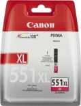 Canon wkład atramentowy CLI551M XL magenta BLISTER with security (iP7250/MG5450/MG6350)