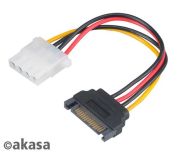 Akasa adapter 15pin SATA na 4pin Molex AK-CBPW0315