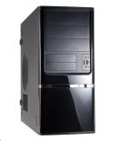 In Win IN WIN skříň C638, Midi Tower, 400W12cm-FULL SAFETY PSU/ USB2.0/ Audio, Black