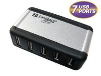 Sandberg hub USB 2.0 AluGear (7 portów)