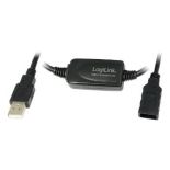 LogiLink kabel repeater USB 2.0 15m