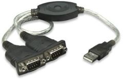 Manhattan Konwerter USB na port szeregowy 2 x RS232