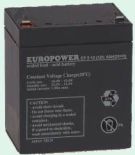 Ever Europower rechargeable battery 12V/5Ah T2 (6,35mm)